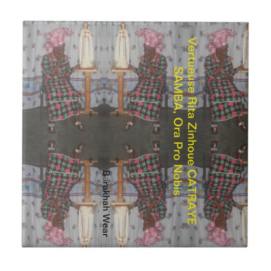 高潔なエルダーリタZinhoue CATRAYE SAMBAタイル タイル (正面)