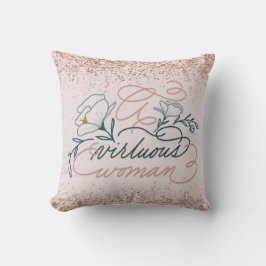 高潔な女の諺31装飾用クッション クッション