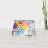 高潔な女性の誕生日の挨拶 カード (正面)