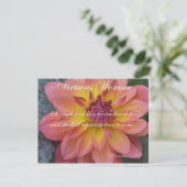 高潔な女性 ポストカード (スタンド正面)