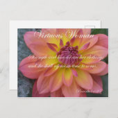 高潔な女性 ポストカード (正面/裏面)