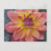 高潔な女性 ポストカード (正面)