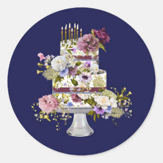 高王室のさステッカー ラウンドシール