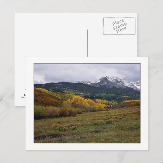 高田秋 ポストカード (正面/裏面)