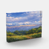 高画質な編集済み写真の風景アート フォトブロック (左)