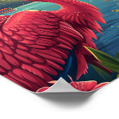 高知ケララインドヴィンテージアートトラベルイラストレーション ポスター (角)