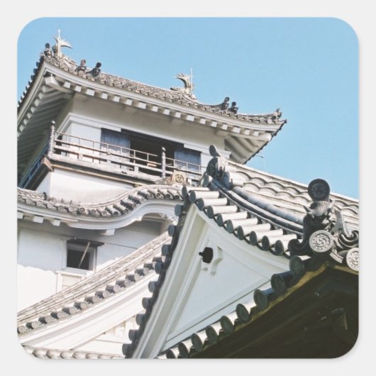高知城: 日本 スクエアシール (正面)