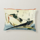 高知広重日本のの魚 アクセントクッション (裏面)
