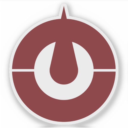 高知県のエンブレム シール (正面)