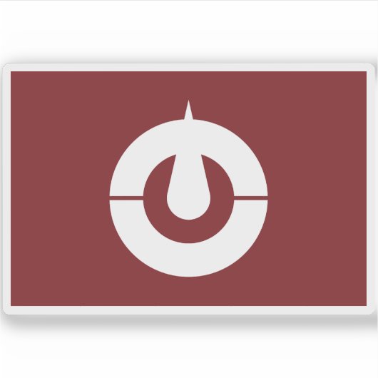 高知県国旗（高知） シール (正面)