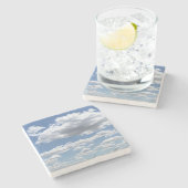 高積雲と青空 ストーンコースター (横)