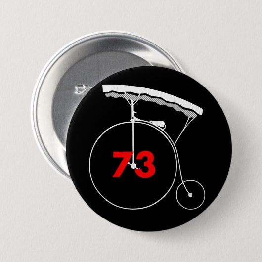 高空飛行の73 缶バッジ (正面&裏面)