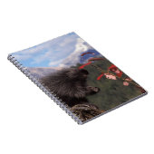 高筆の食べ物を与えクランベリーに一般的な山嵐 ノートブック (右側)