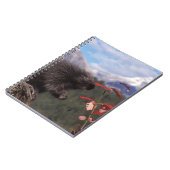 高筆の食べ物を与えクランベリーに一般的な山嵐 ノートブック (左側)