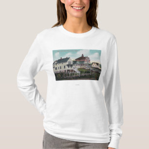 高等学校の丘の眺め、住宅 Tシャツ