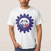 高等学校の懇親会の前部イメージだけ Tシャツ (正面)