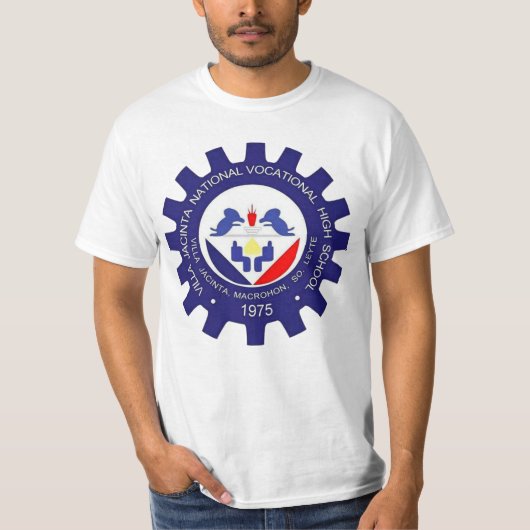 高等学校の懇親会の前部イメージだけ Tシャツ (正面)