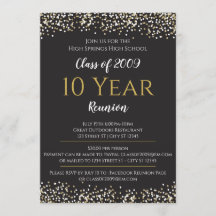 高等学校の懇親会の招待状