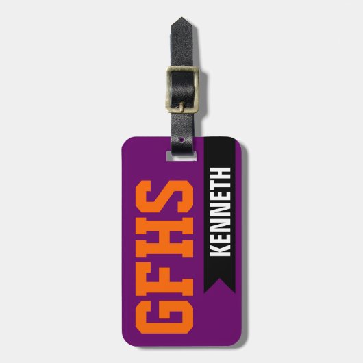 高等学校または大学生 ラゲッジタグ (正面縦)