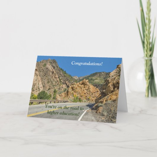 高等教育への道のりで大学行き カード (正面)