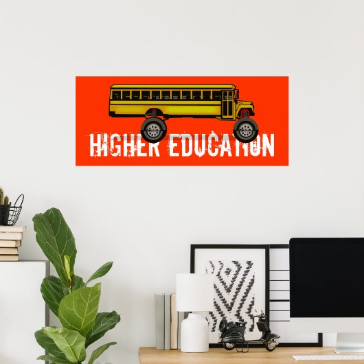 高等教育 ポスター (ホームオフィス)