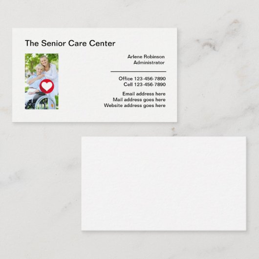 高等施気に設モダン 名刺 (正面/裏面)