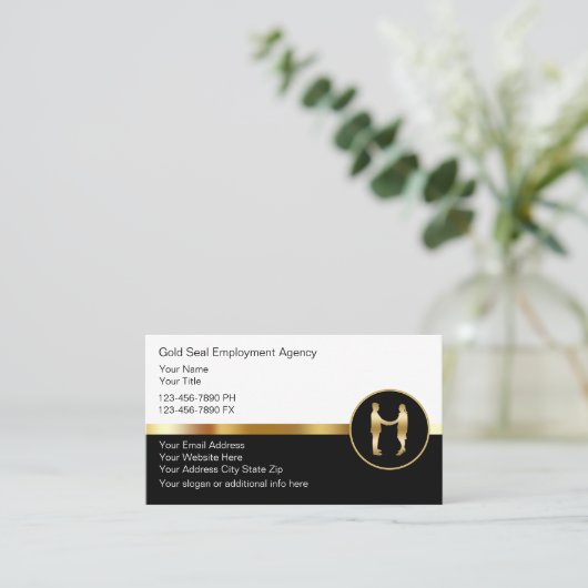 高等雇用庁名刺 名刺 (スタンド正面)