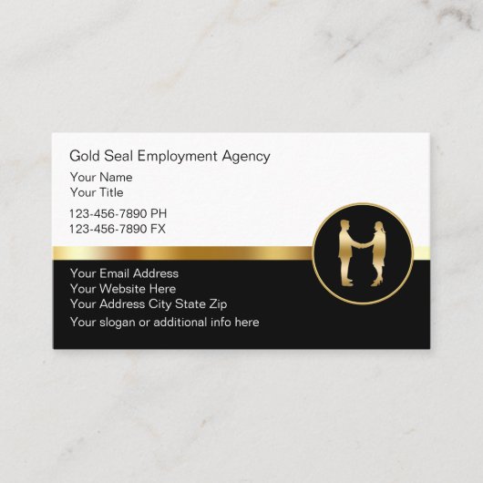 高等雇用庁名刺 名刺 (正面)