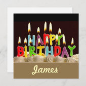 高精細プリント誕生日カード シーズンカード (正面/裏面)