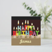 高精細プリント誕生日カード シーズンカード (スタンド正面)