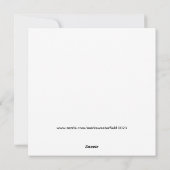 高精細プリント誕生日カード シーズンカード (裏面)