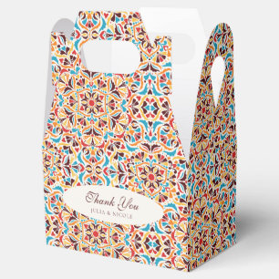 高級お洒落アイボリーフローラ縁どスタイル結婚s フェイバーボックス