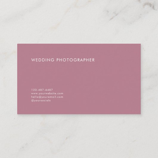 高級さくらんぼブロッサム金ゴールドフレーム 名刺 (裏面)