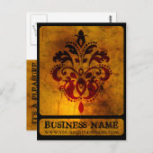 高級なはモダンがき ポストカード (正面/裏面)