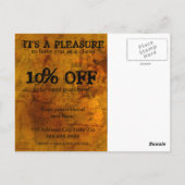 高級なはモダンがき ポストカード (裏面)