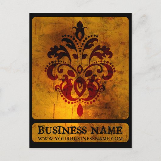 高級なはモダンがき ポストカード (正面)