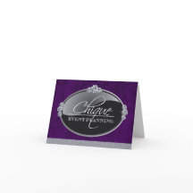 高級なイベントプランナーサンキューカード