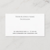 高級なエレガントまばたきがウインクの目を作る ロイヤリティカード (裏面)