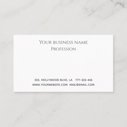 高級なエレガントまばたきがウインクの目を作る ロイヤリティカード (裏面)