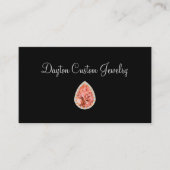 高級なカスタム宝石店の名刺 名刺 (正面)