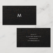 高級なテクスチャ名刺 名刺 (正面/裏面)