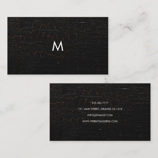 高級なテクスチャ名刺 名刺 (正面/裏面)