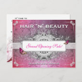 高級なフファンシーローシュサロン販売はがきメーラー ポストカード (正面/裏面)