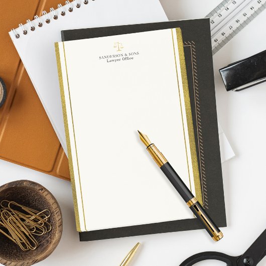 高級な弁護士フェイク金ゴールドグリッターストライプのエレガント ポストイット
