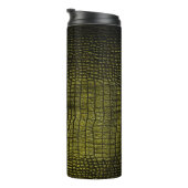 高級な暗いワニの質感 タンブラー (回転右)