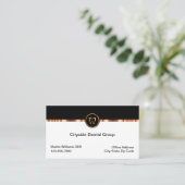 高級な歯科医オフィスアポイントメントカード新規 名刺 (スタンド正面)