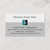 高級な海運 名刺 (正面)