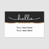 高級な空想こんにちは 名札 (正面)