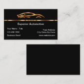 高級な車のデザイン名刺 名刺 (正面/裏面)