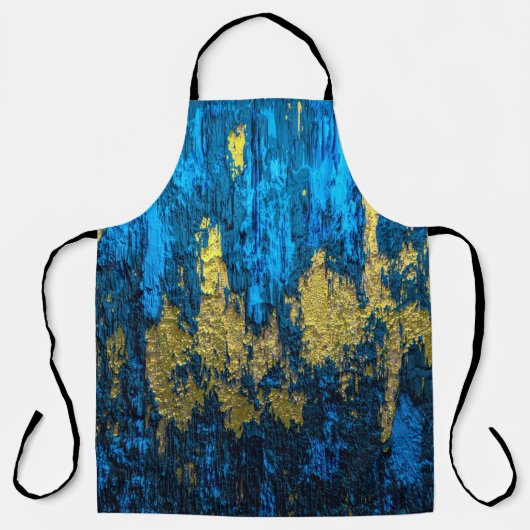 高級な金ゴールドテクスチャ。 エプロン (正面)